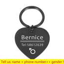Personalized Cat Dog Pet ID Tag Keychain Engraved Pet ID Name for Cat Puppy Dog Collar Tag Pendant Keyring Bone Pet Accessories JadeMoghul Inc. 