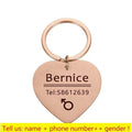 Personalized Cat Dog Pet ID Tag Keychain Engraved Pet ID Name for Cat Puppy Dog Collar Tag Pendant Keyring Bone Pet Accessories JadeMoghul Inc. 