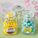 Personalized Classic Apothecary Glass Jar - marquee Design-Bridal Shower Decorations-JadeMoghul Inc.