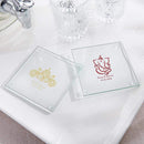 Personalized Coasters Personalized Glass Coaster - Indian Jewel (3 Sets of 12) Kate Aspen