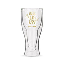 Personalized Double Walled Beer Glass All Lit Up! Printing White (Pack of 1)-Personalized Gifts For Men-White-JadeMoghul Inc.