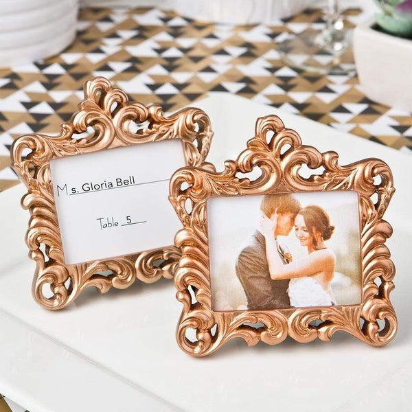 Personalized Gifts By Type Rose Gold  Baroque style frame favor Fashioncraft