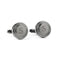 Personalized Gifts By Type Round Gunmetal Cuff Links (Pack of 1) JM Weddings