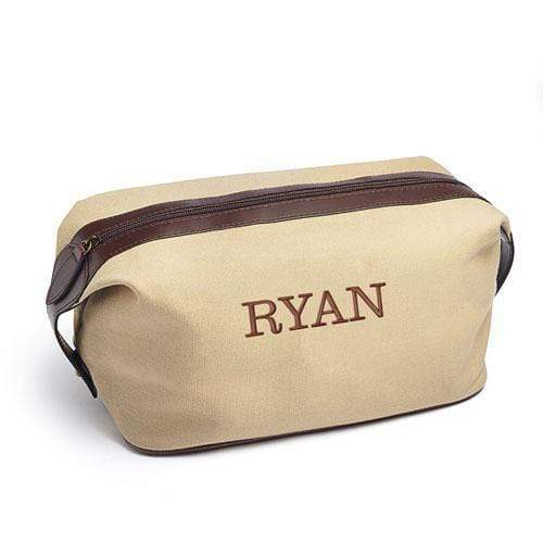 Personalized Gifts By Type Rugged Canvas Dopp Kit (Pack of 1) JM Weddings
