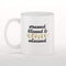 Personalized Gifts By Type Stressed, Blessed & Coffee Obsessed 11 oz. White Coffee Mug Kate Aspen