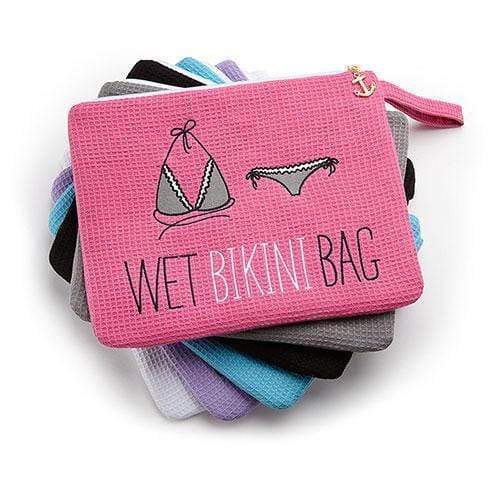 Waffle Wet Bikini Bag - Fuchsia (Pack of 1)