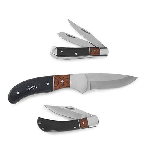 Wood Inlay Knife Set (Pack of 1)