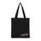XOXO Black Canvas Tote Bag Tote Bag with Gussets (Pack of 1)