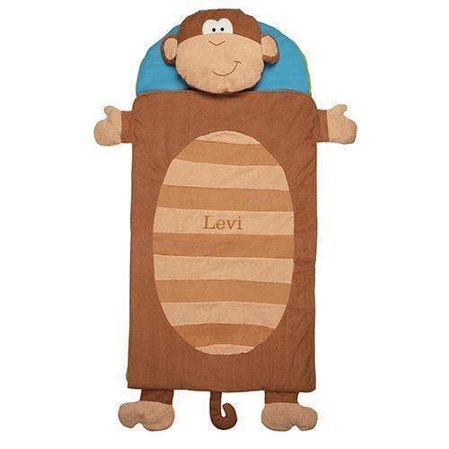 Personalized Gifts For Kids Roll Up Monkey Nap Mat (Pack of 1) JM Weddings