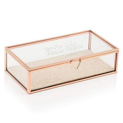 Personalized Gifts for Women Personalized Glass Jewelry Box - You're Like Really Pretty Printing Gold (Pack of 1) Weddingstar