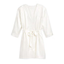Personalized Gifts for Women Silky Kimono Robe - White 1XL - 2XL (Pack of 1) JM Weddings