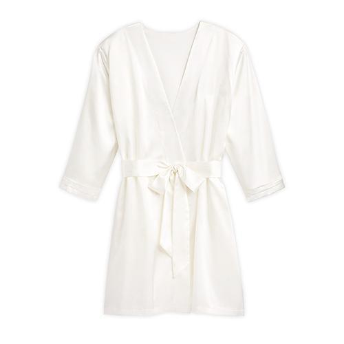 Personalized Gifts for Women Silky Kimono Robe - White 1XL - 2XL (Pack of 1) JM Weddings