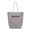 Personalized Gifts for Women Stripe Cabana Tote - Gray (Pack of 1) JM Weddings