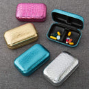 Personalized Gifts for Women Stunning Croc pill box in metallic colors Fashioncraft