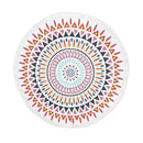 Tribal Print Round Beach Towel - Multi-color (Pack of 1)