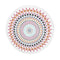Tribal Print Round Beach Towel - Multi-color (Pack of 1)