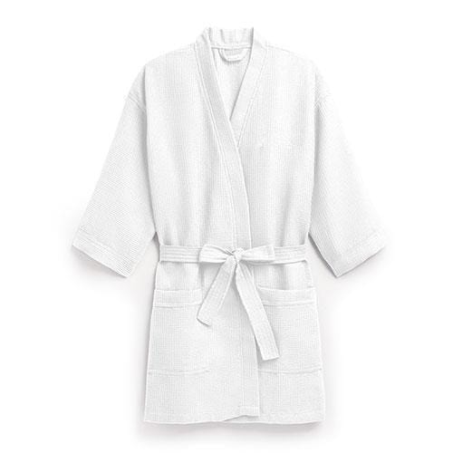 Waffle Kimono Robe - White (Pack of 1)