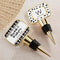 Personalized Gold Bottle Stopper - Modern Classic(24 Pcs)-Wedding Cake Toppers-JadeMoghul Inc.