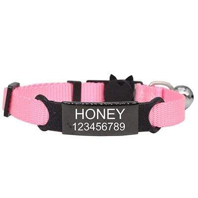 Personalized ID Free Engraving Cat Collar Safety Breakaway Small Dog Cute Nylon Adjustable for Puppy Kittens Necklace AExp