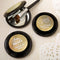 Personalized metallics collection black compact mirror-Favors By Season-JadeMoghul Inc.