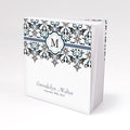 Personalized Notepad Favor Lavish Monogram Berry (Pack of 1)-Popular Wedding Favors-Periwinkle-JadeMoghul Inc.