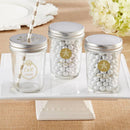 Personalized Printed Glass Mason Jar - Beach Tides (3 Sets of 12)-Favor Boxes & Containers-JadeMoghul Inc.