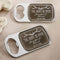 Personalized Silver Bottle Opener - The Hunt Is Over(24 Pcs)-Wedding Reception Accessories-JadeMoghul Inc.