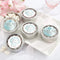 Personalized Silver Round Candy Tin - Beach Tides (2 Sets of 12)-Wedding Ceremony Accessories-JadeMoghul Inc.