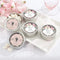 Personalized Silver Round Candy Tin - English Garden (2 Sets of 12)-Wedding Ceremony Accessories-JadeMoghul Inc.