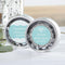 Personalized Silver Round Candy Tin - Something Blue (2 Sets of 12)-Wedding Ceremony Accessories-JadeMoghul Inc.