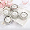 Personalized Silver Round Candy Tin - The Hunt Is Over (2 Sets of 12)-Wedding Ceremony Accessories-JadeMoghul Inc.