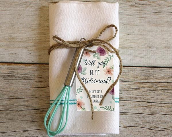 Personalized Statement Tags - Bridal Floral (Set of 12)-Wedding Ceremony Accessories-JadeMoghul Inc.