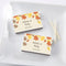 Personalized White Matchboxes - Fall Leaves (Set of 50)-Personalized Favor Box Wrappers-JadeMoghul Inc.