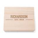 Personalized Wooden Keepsake Gift Box with Hinged Lid - Bistro Bliss Etch (Pack of 1)-Favor Boxes Bags & Containers-JadeMoghul Inc.