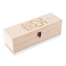 Personalized Wooden Wine Gift Box with Lid - Happy Anniversary (Pack of 1)-Favor Boxes Bags & Containers-JadeMoghul Inc.