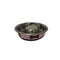 Pet Bowls and Feeding Slow Feeder Spill Proof Pet Bowl with Rubber Base and Bone Design, Pink and Black Benzara
