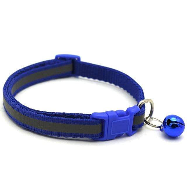 Pet Collar Reflective Pet Bell Collar Adjustable Size Suitable for Cats and Small Dogs Pet Supplies Basic Collars Qianyi JadeMoghul Inc. 