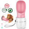 Pet Dog Water Bottle Portable Drinking water feeder for Dogs Outdoor Travel Water Bottle Dogs Water Bowl Pet Supplies AExp