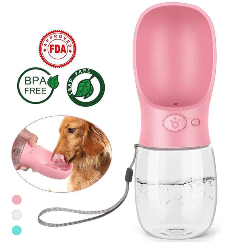 Pet Dog Water Bottle Portable Drinking water feeder for Dogs Outdoor Travel Water Bottle Dogs Water Bowl Pet Supplies AExp