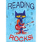 PETE THE CAT READING ROCKS POSTER-Learning Materials-JadeMoghul Inc.