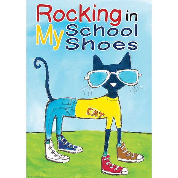 PETE THE CAT ROCKING SHOES POSTER-Learning Materials-JadeMoghul Inc.