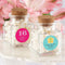 "Petite Treat" Square Glass Favor Jar - Birthday (Set of 12) (Available Personalized)-Favor Boxes Bags & Containers-JadeMoghul Inc.