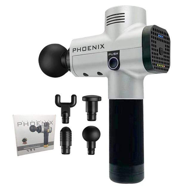 Phoenix A2 Massage Gun Muscle Relaxation Deep Tissue Massager Dynamic Therapy Vibrator Shaping Pain Relief Back Foot Massager AExp