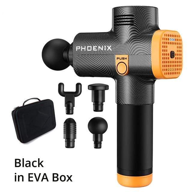Phoenix A2 Massage Gun Muscle Relaxation Deep Tissue Massager Dynamic Therapy Vibrator Shaping Pain Relief Back Foot Massager AExp
