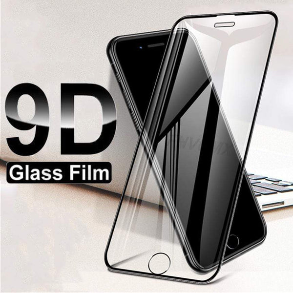 Phone Cases 9D Curved Full Coverage Tempered Glass Screen Protector For iPhone 6 6s 7 8 Plus X XR  11 Pro XS MAX AExp