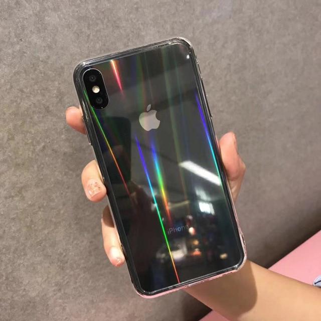 Rainbow Laser Case For iPhone X XR XS Max 11 11 Pro Max 6 6s 7 8 Plus