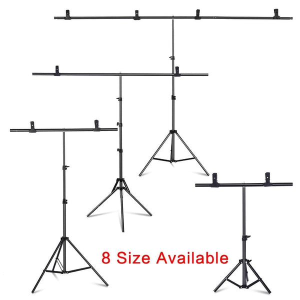 Photography Photo Studio T-shape Backdrop Background Stand Frame Support System Kit For Video Chroma Key Green Screen With Stand JadeMoghul Inc. 