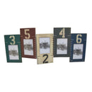 Photos Family Photo Frame - 1" x 33" x 20" Multi-Color, Wooden - Photo Frame HomeRoots