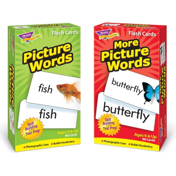 PICTURE WORDS FLASH CARDS ASST-Learning Materials-JadeMoghul Inc.