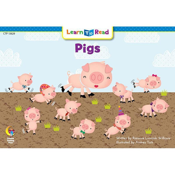 PIGS LEARN TO READ-Learning Materials-JadeMoghul Inc.